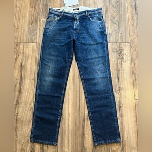 PESERICO Luxury Handmade Button Fly Jeans 52 IT/ 36 US